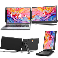 T2 Portable Monitor for Laptop | 14” FHD USB-C Screen Extender, Ultra-Light & Plug & Play