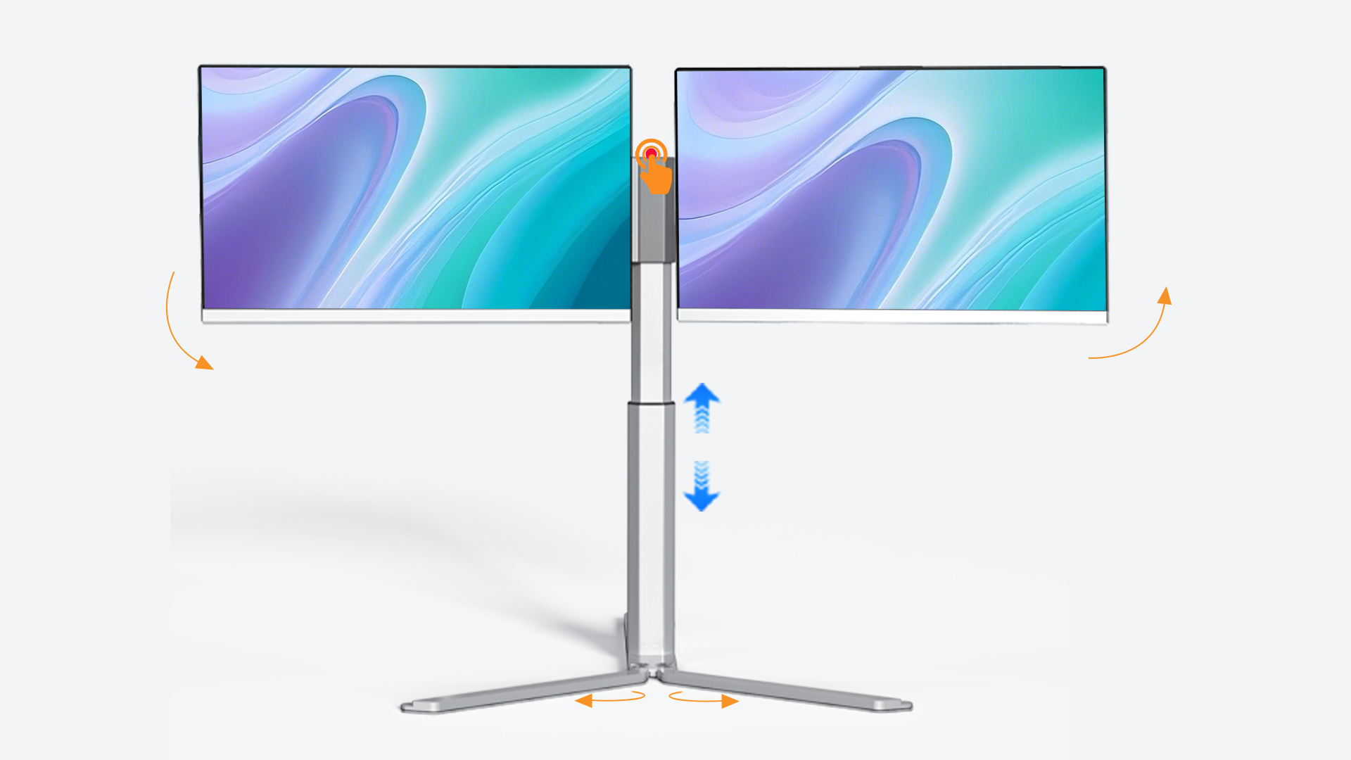 Step 1: Set Up the Stand & Attach the Screens