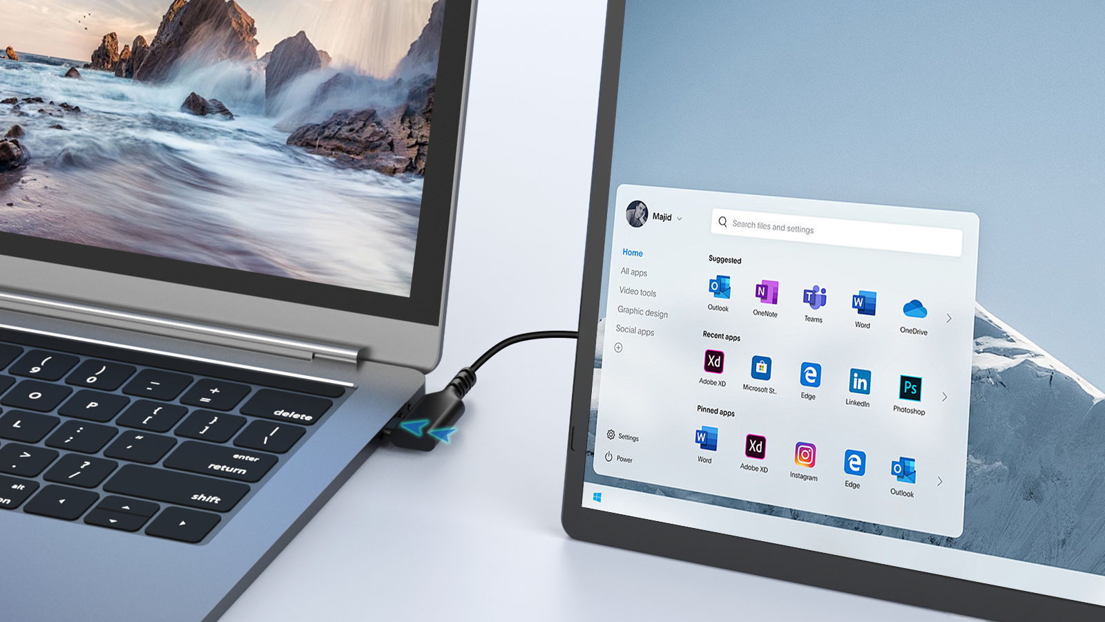Step 2 — Connect with a Single Cable