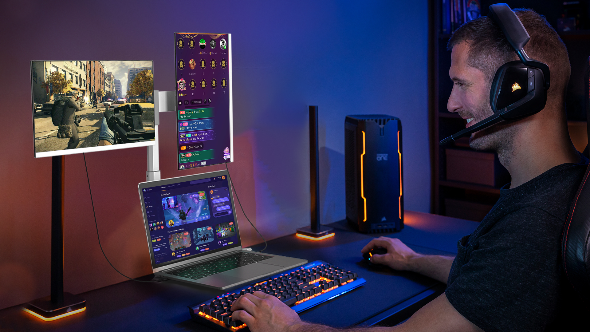 Elevate Your Streaming & Video Editing Experience with a Multi-Screen Setup