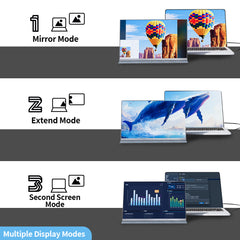 P4 Portable Gaming Monitor | 15.6” FHD IPS Screen, Ultra-Thin Design & 60Hz Refresh Rate for PS5/PC/Smartphones