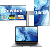 Z2 Screen Extender for Laptop | 15.6” FHD Triple Monitor, 360° Rotation & Portable Design