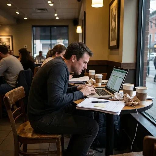 Why Coffee Shops Expose Bad Work Setups  (And How a Portable Laptop Monitor Can Fix It) - Cevaton