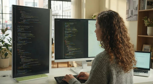 The Benefits of Vertical Coding: A Developer's Guide to Laptop Screen Extenders - Cevaton