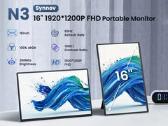 Cevaton N3 Lightweight Portable Monitor – 16" USB - C Display for Travel & Work - Cevaton
