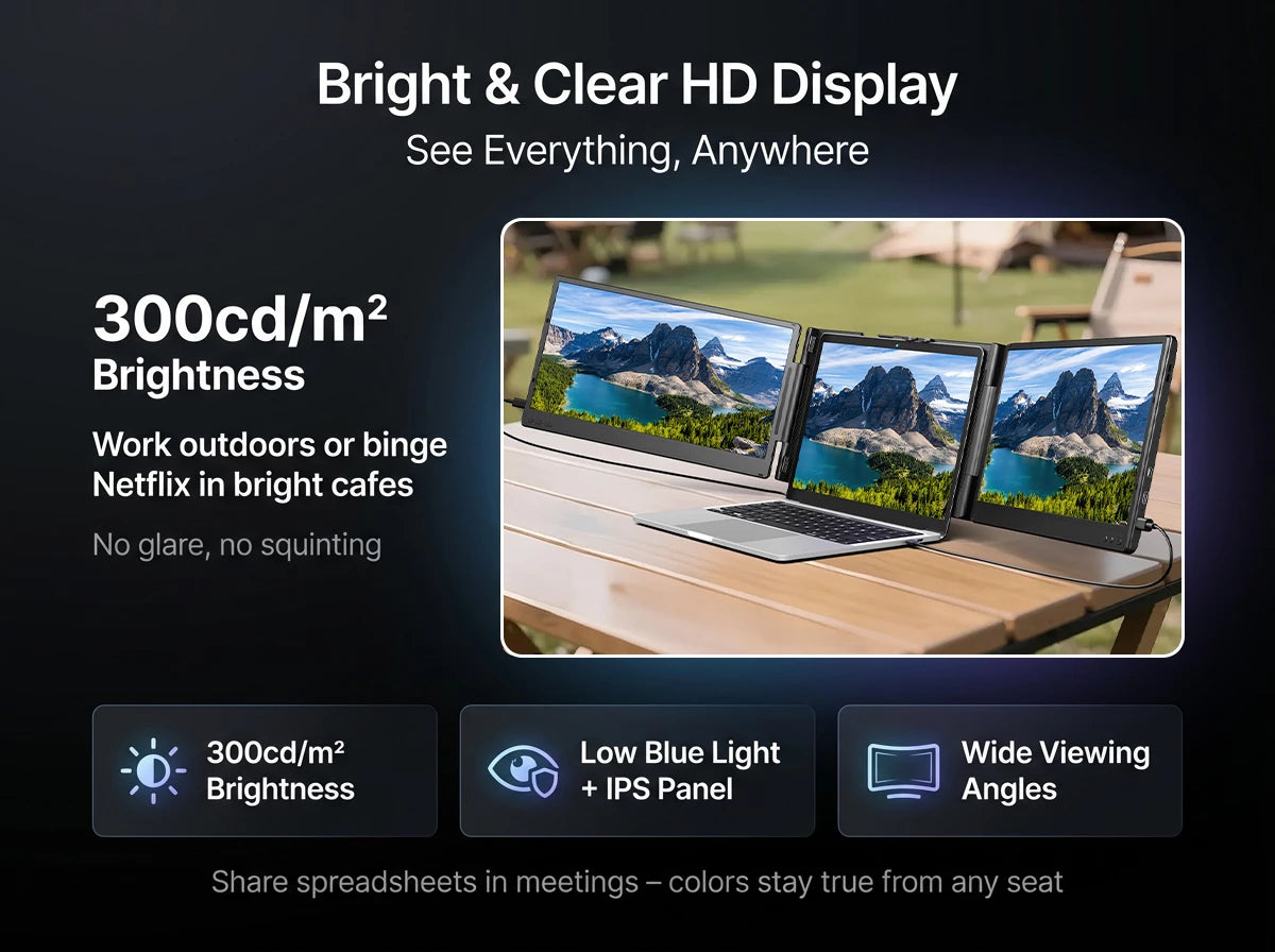 T2 pro portable monitor for laptop-13