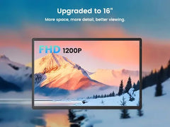 Cevaton N3 Lightweight Portable Monitor – 16" USB - C Display for Travel & Work - Cevaton