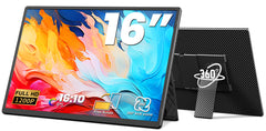 Cevaton N3 Lightweight Portable Monitor – 16" USB-C Display for Travel & Work