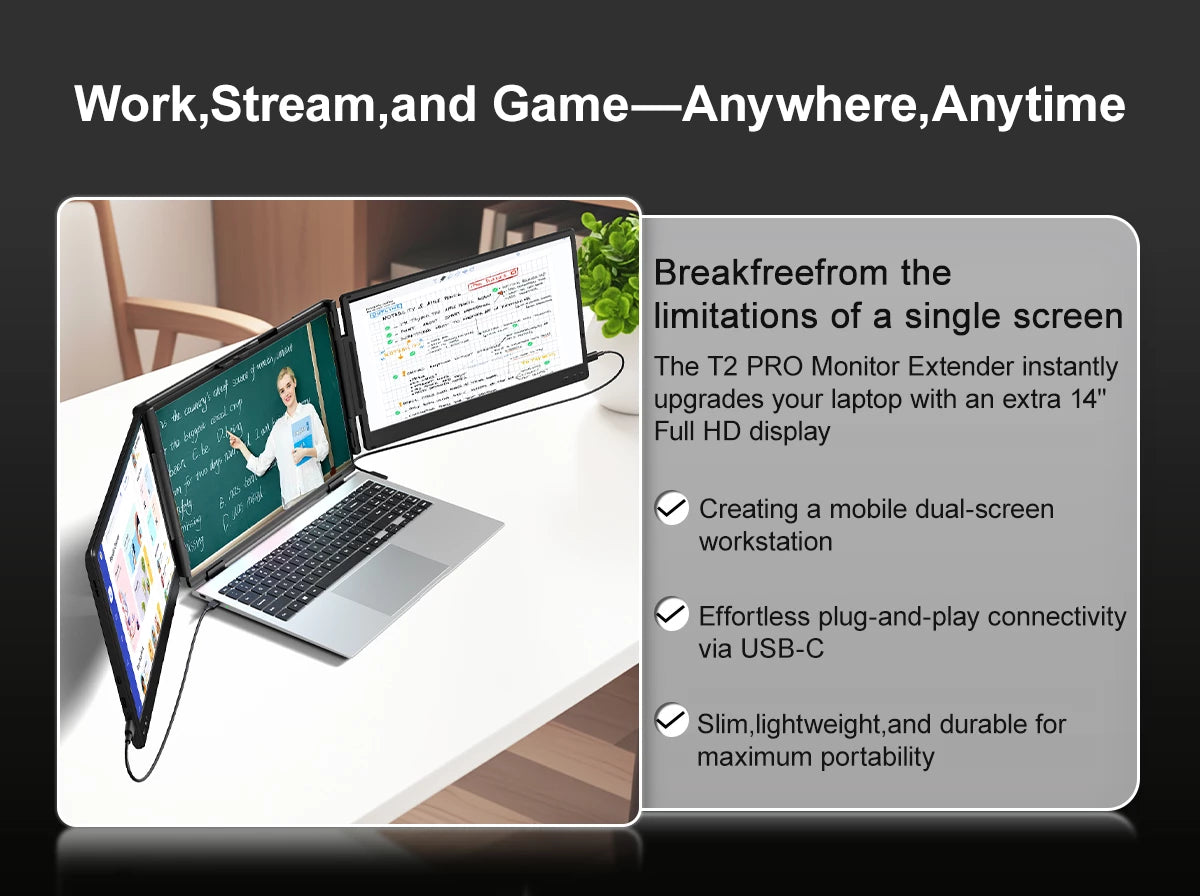 T2 pro portable monitor for laptop-2